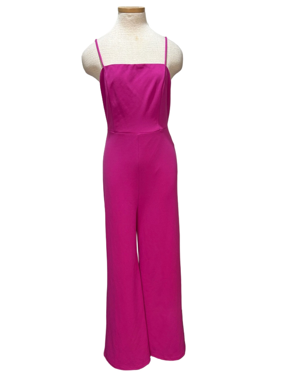 Lulus sz L hot pink jumpsuit